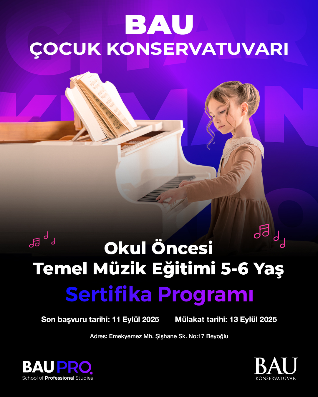 Çocuk Konservatuvarı Müzik Programı